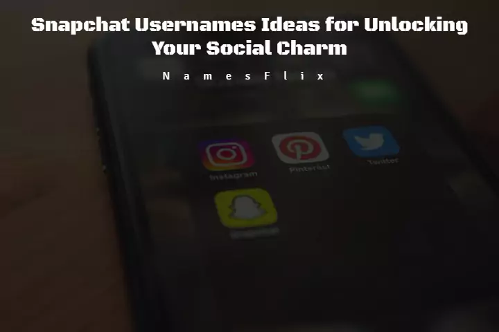 965 Snapchat Usernames Ideas For Unlocking Your Social Charm