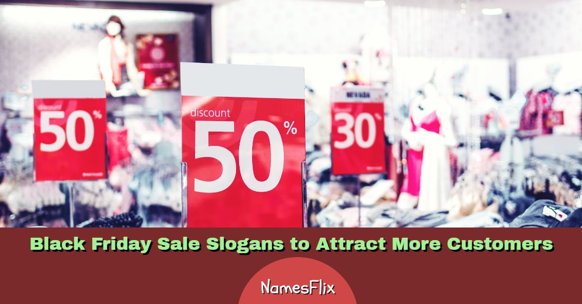 555+ Black Friday Sale Slogans to Attract More Customers