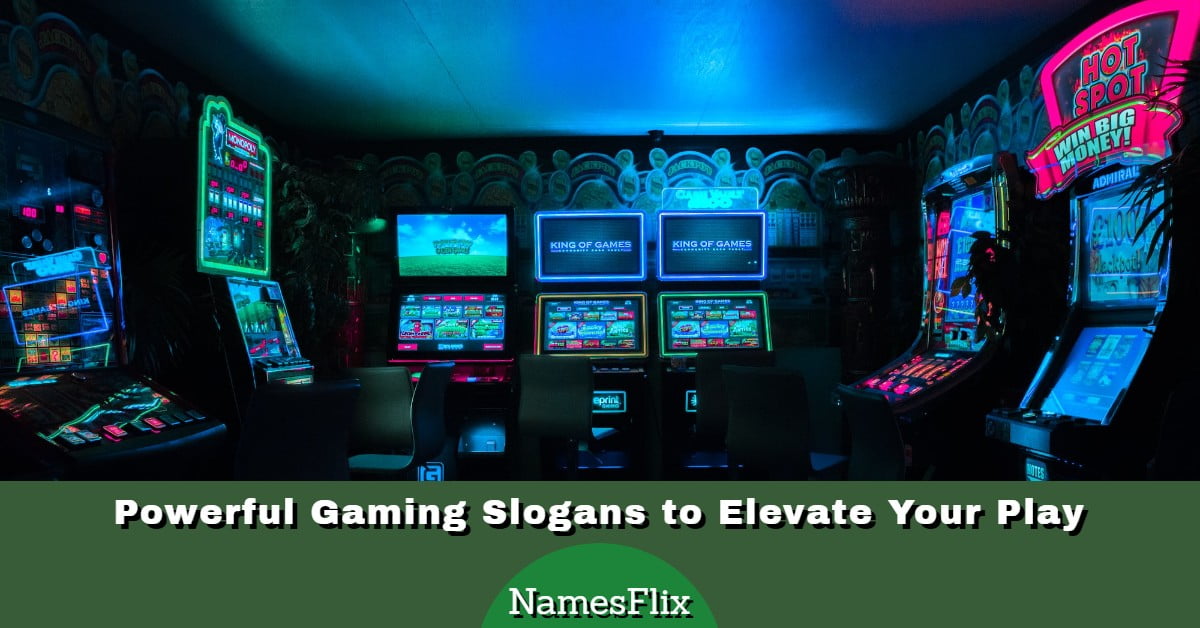 630+ Powerful Gaming Slogans to Elevate Your Play