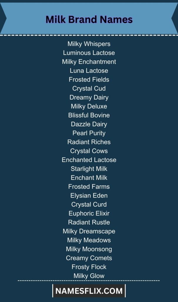 Milk Brand Names