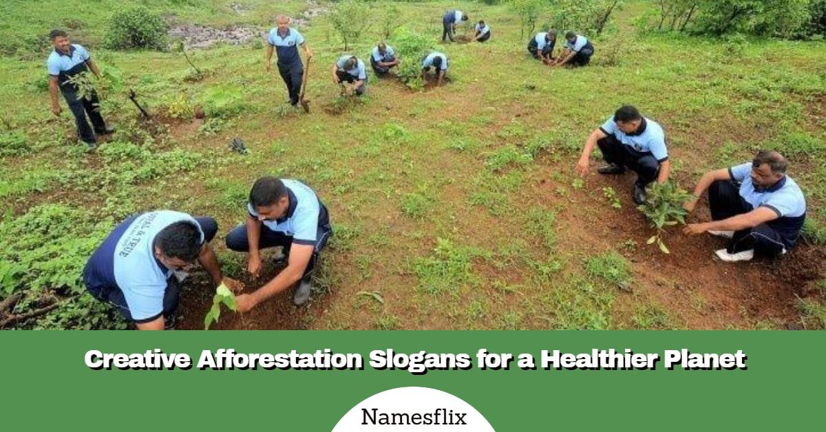 afforestation and deforestation slogans