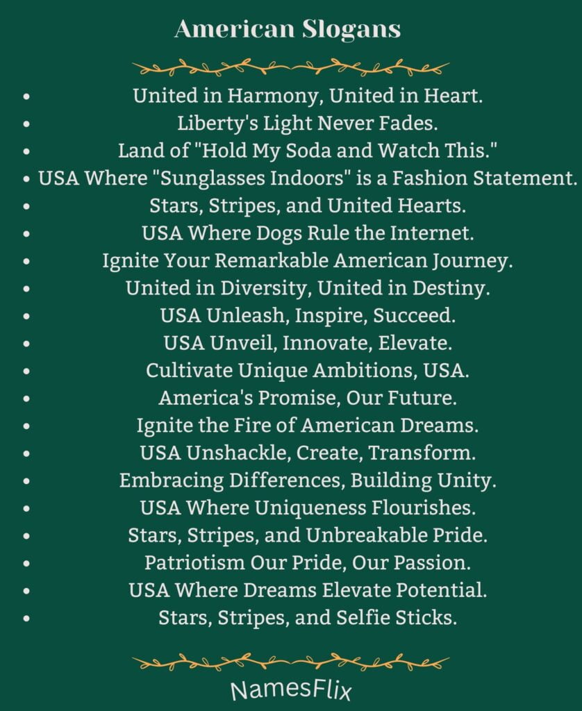 American Slogans