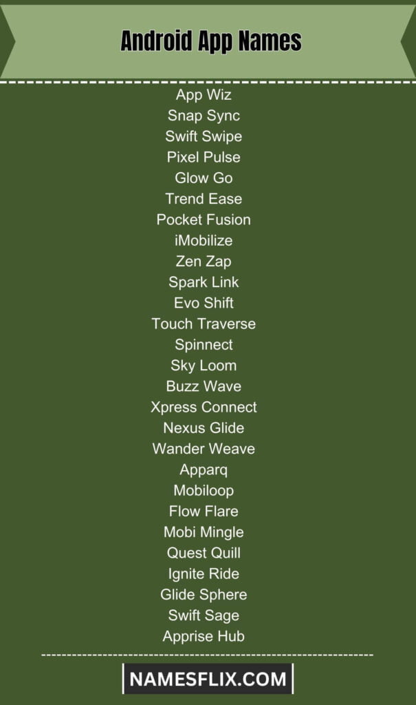 Android App Names