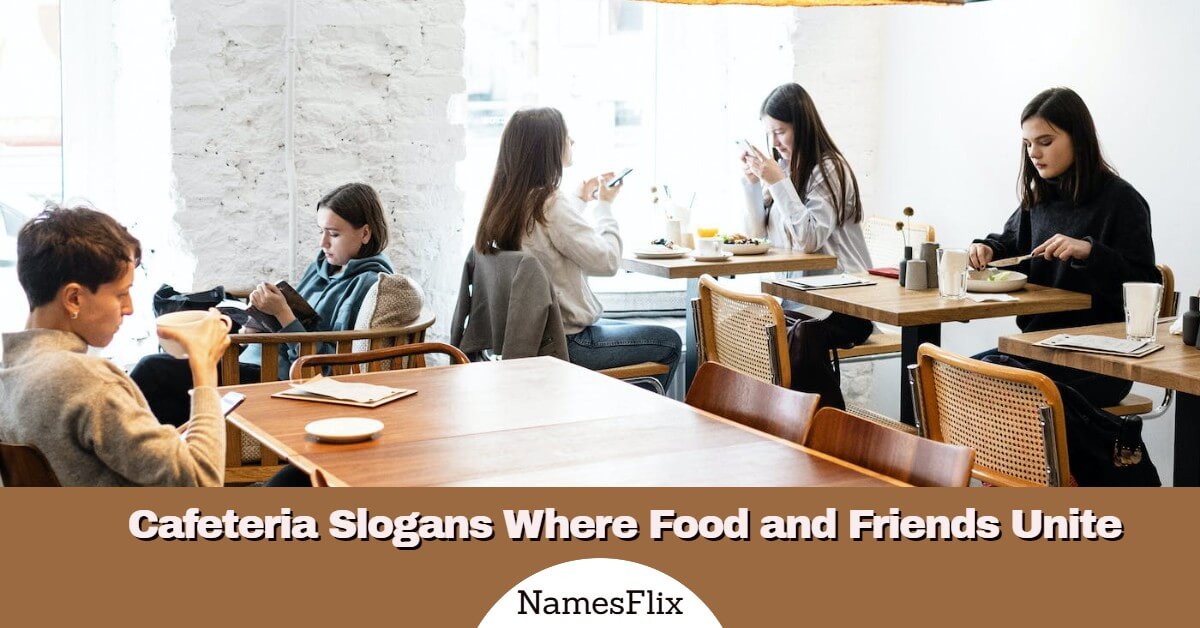 600+ Cafeteria Slogans Where Food and Friends Unite