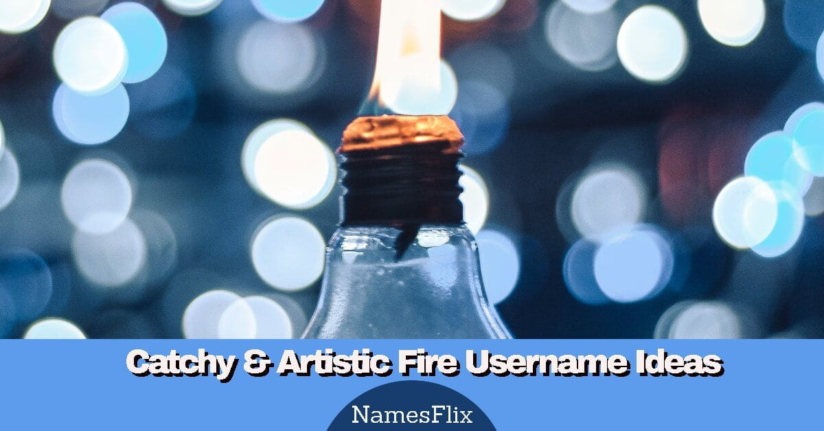 Fire Usernames: 700+ Catchy & Artistic Username Ideas