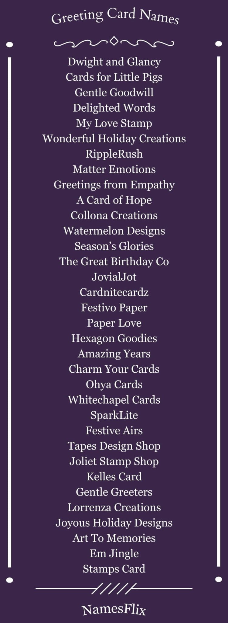 Popular Greeting Card Business Names for Building Bonds