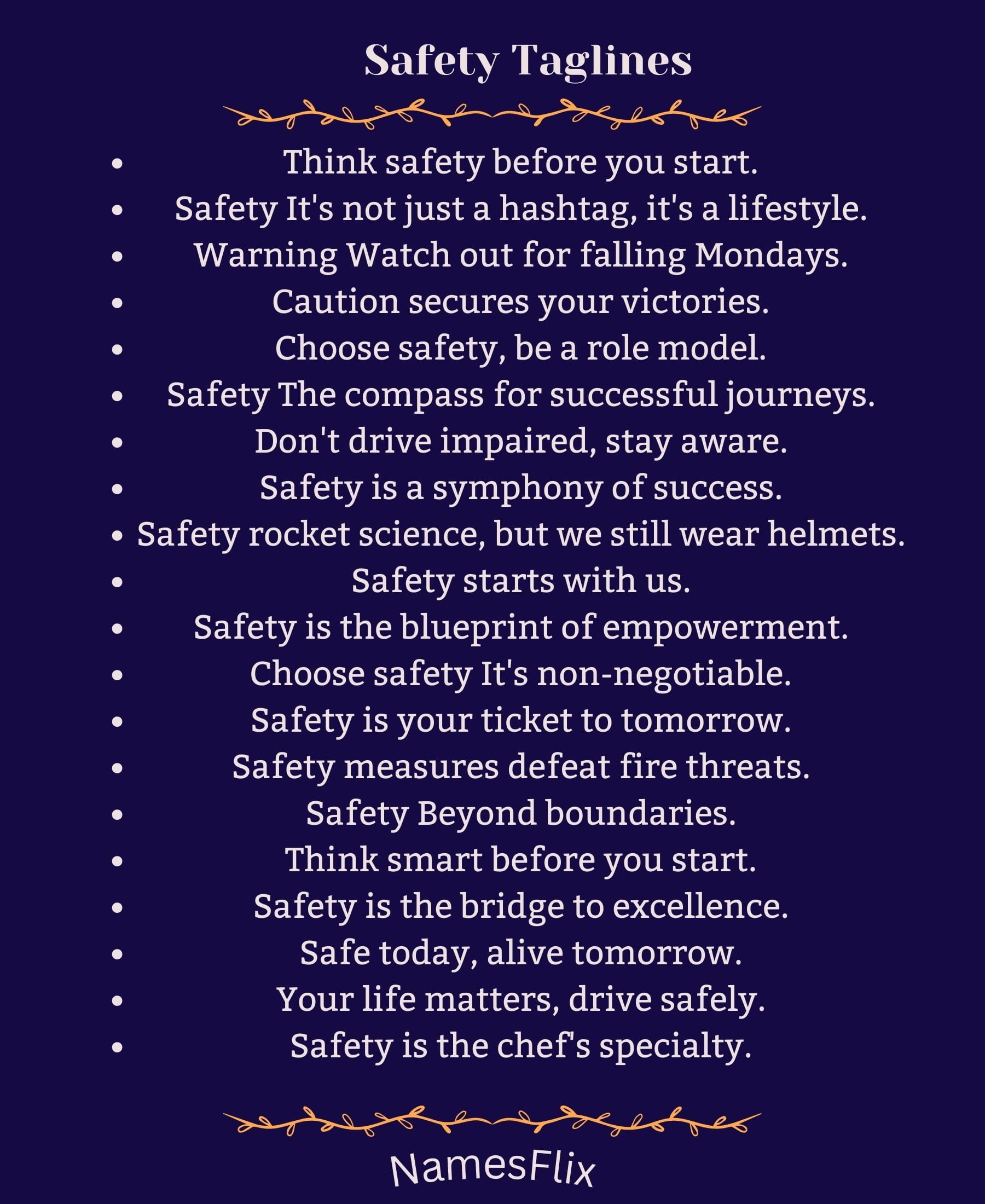 1070+ Safety Slogans for the Path of Protection