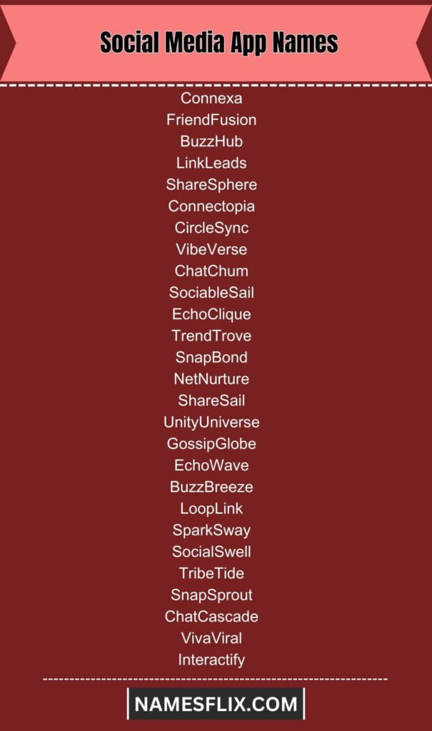 Social Media App Names