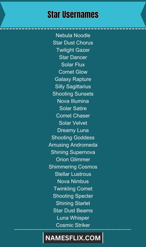 Star Usernames