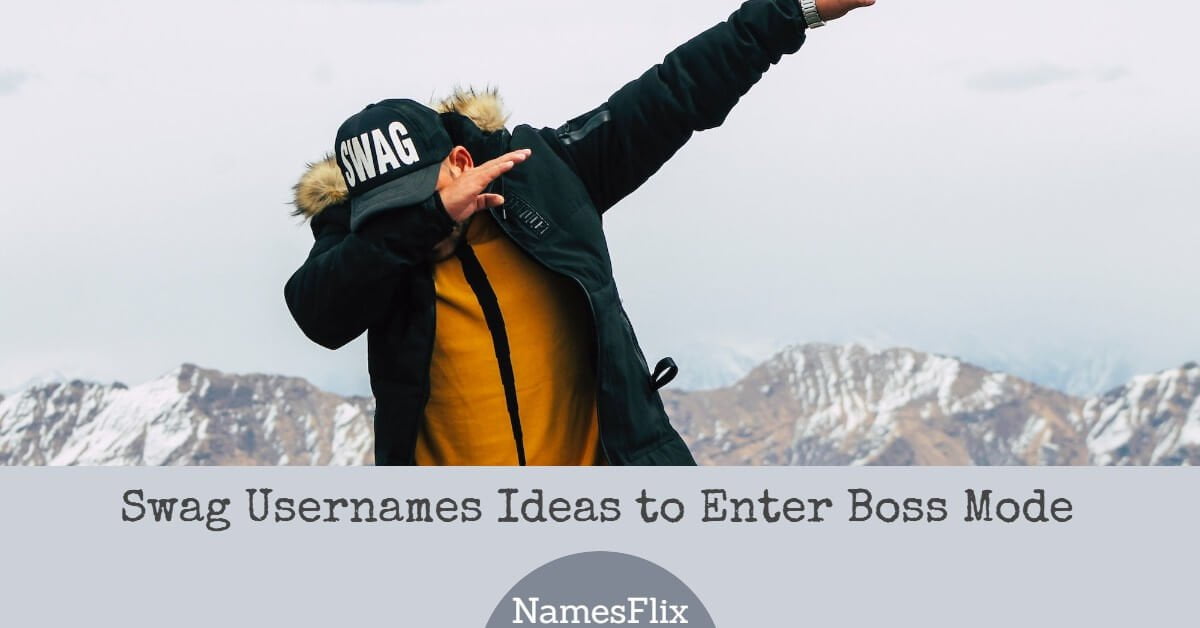845+ Swag Usernames Ideas to Enter Boss Mode
