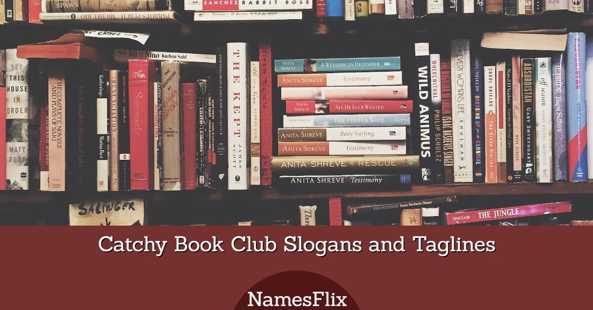 670+ Catchy Book Club Slogans and Taglines Ideas