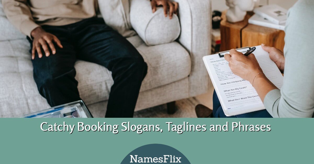 530+ Catchy Booking Slogans, Taglines and Phrases