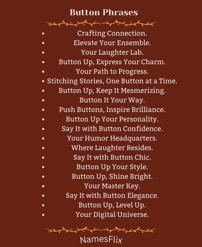 Button Phrases