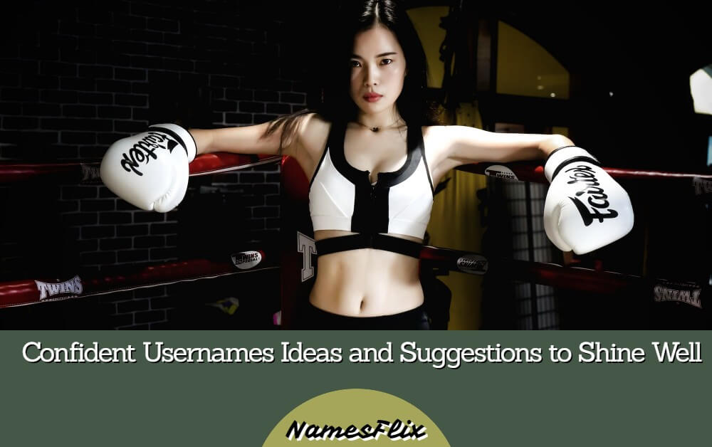 980+ Confident Usernames Ideas and Suggestions to Shine Well