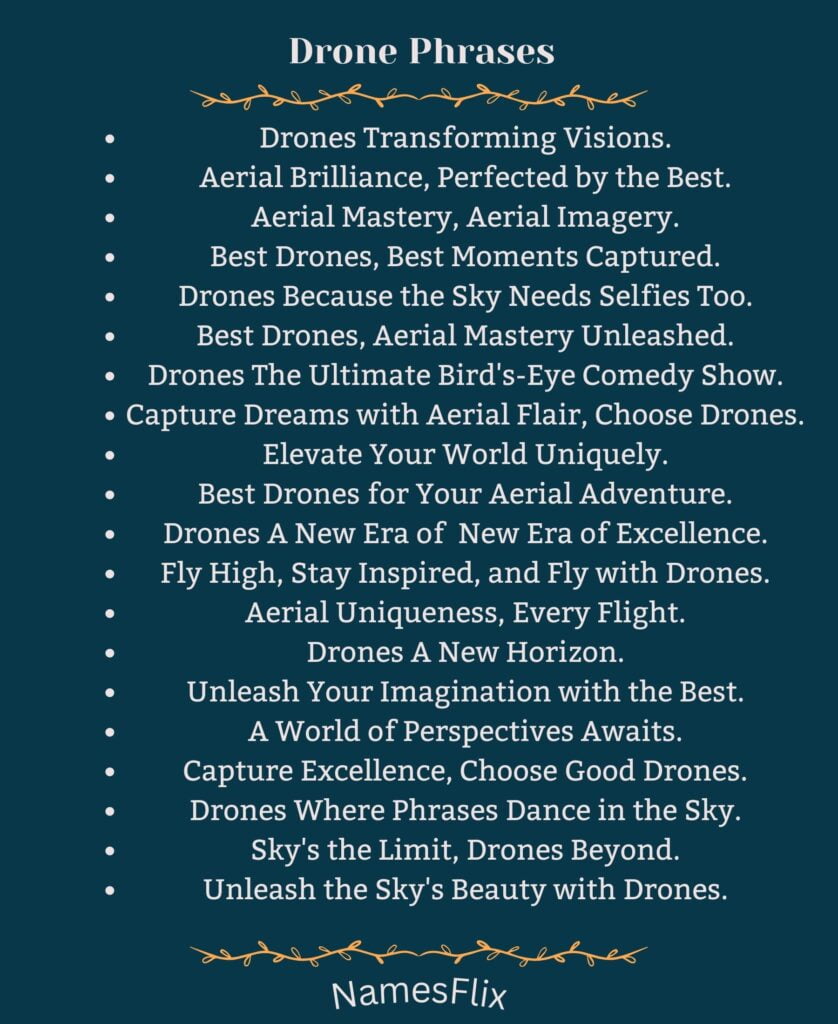 Drone Phrases