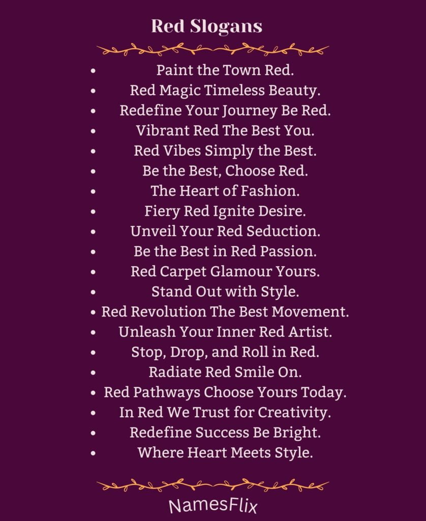 Red Slogans
