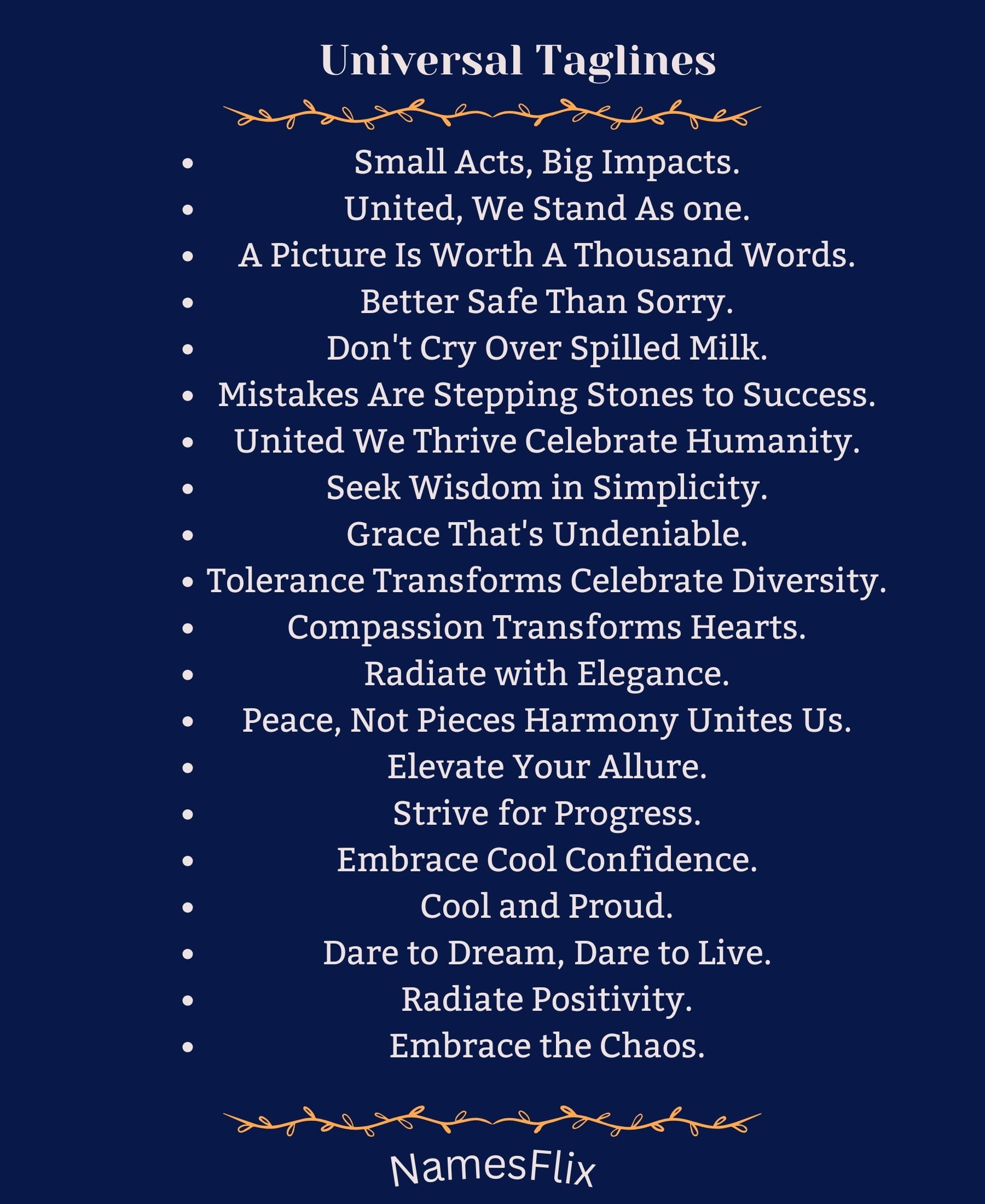 Universal Slogans: 775+ Phrases and Taglines Ideas That Shine