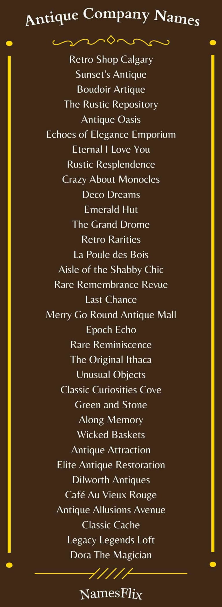 900+Antique Store Names That Define Your Brand's Identity