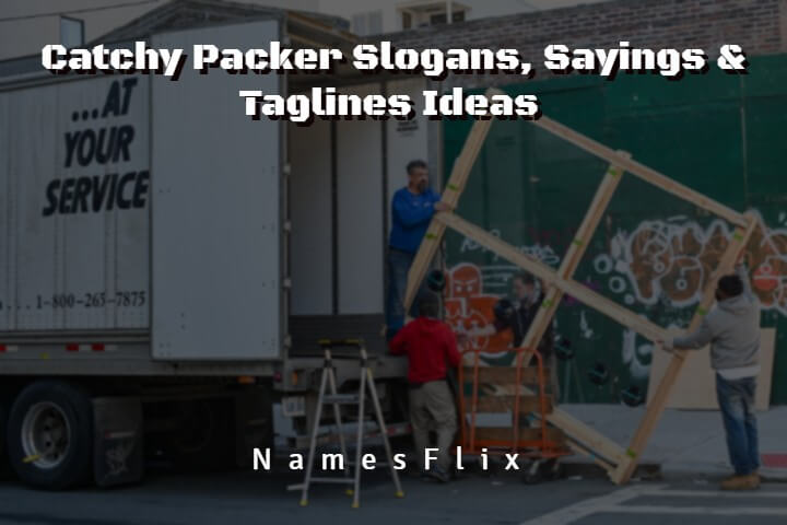 610+ Catchy Packer Slogans, Sayings & Taglines Ideas