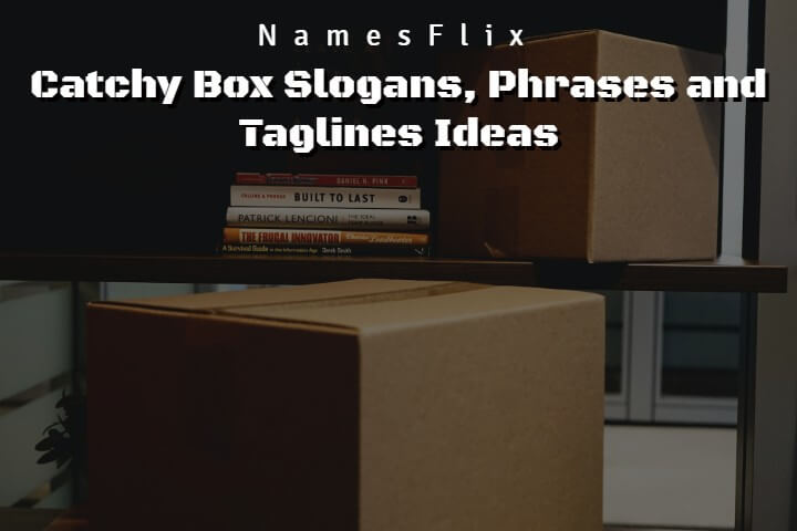680+ Catchy Box Slogans, Phrases and Taglines Ideas