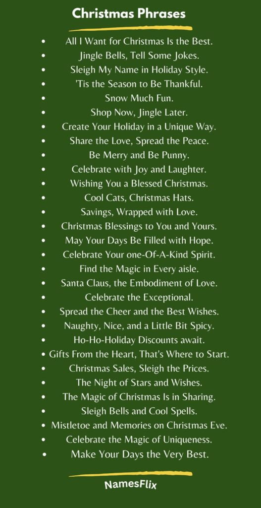 Christmas Phrases
