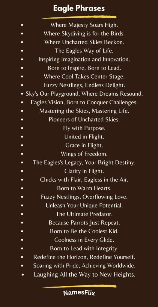 Eagle Phrases