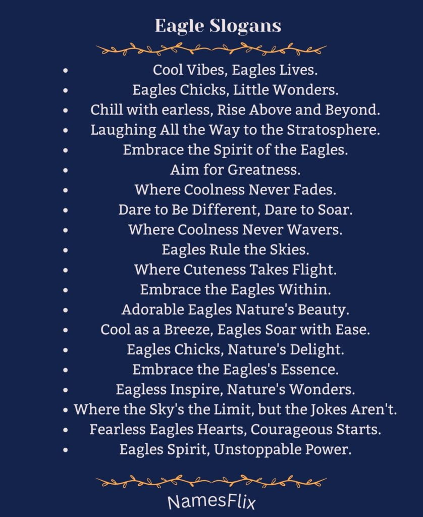Eagle Slogans