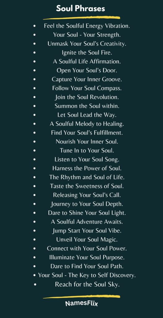 Soul Phrases