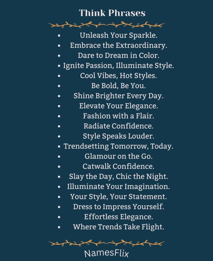 Think Phrases