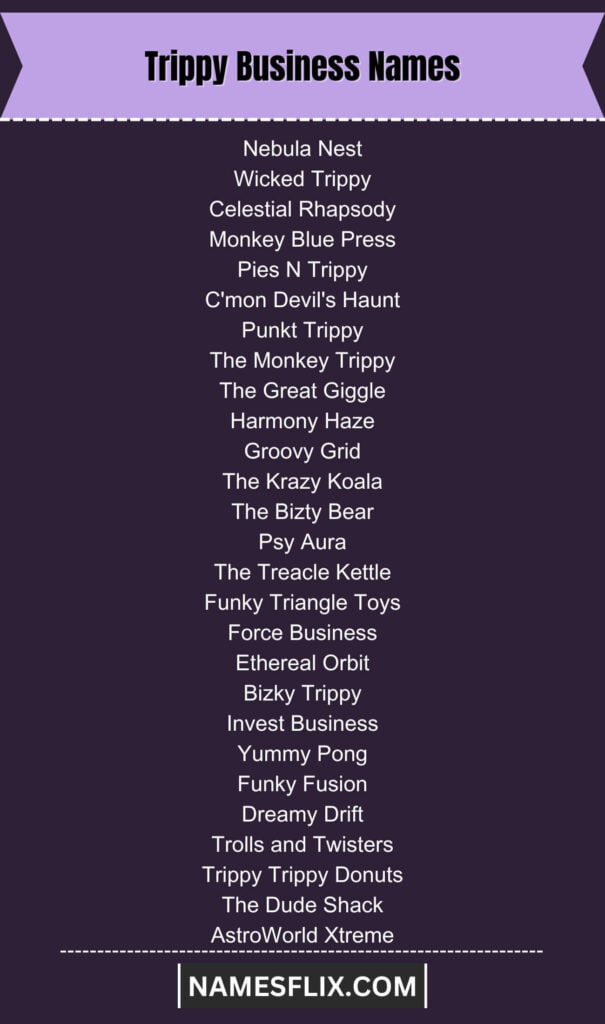 Trippy Business Names