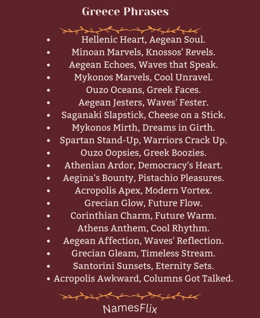 Greece Phrases
