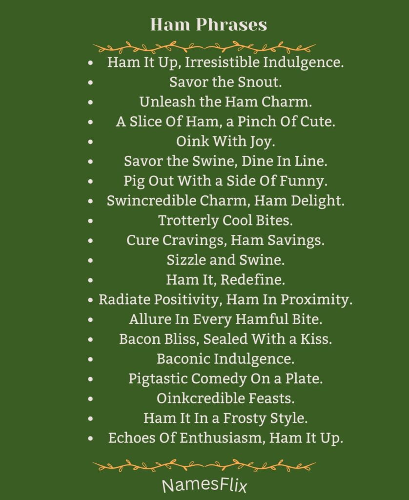 Ham Phrases