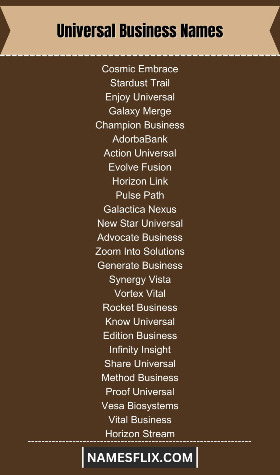 Example Business Unit Names 1000+ Universal Business Names to Resonate Across Industries