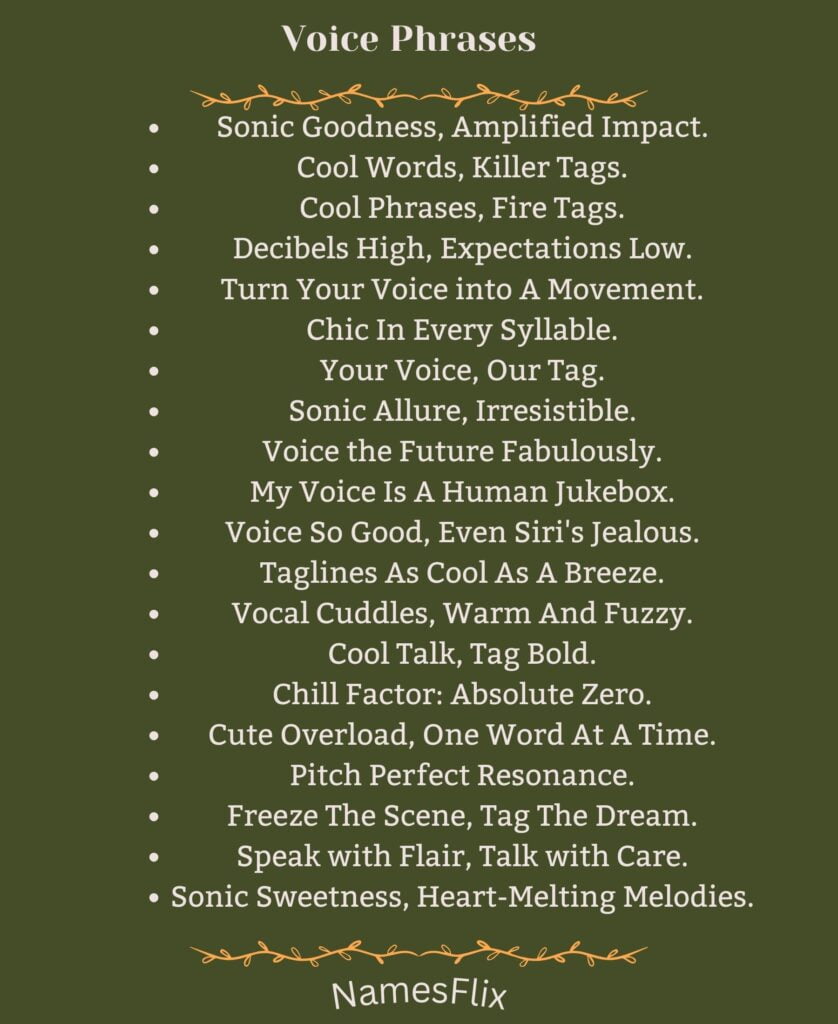 Voice Phrases