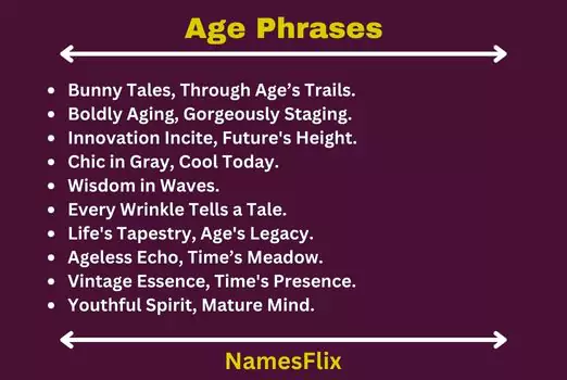 Age Phrases