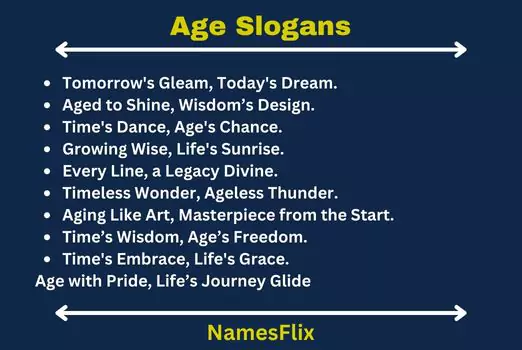 Age Slogans
