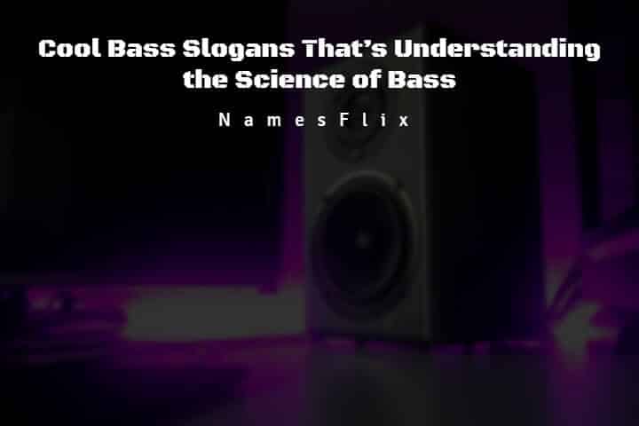 610+ Cool Bass Slogans That’s Understanding the Science of Bass