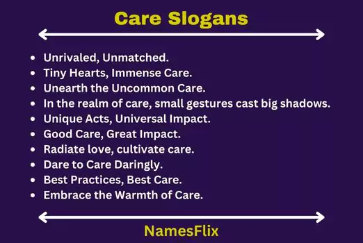 Care Slogans