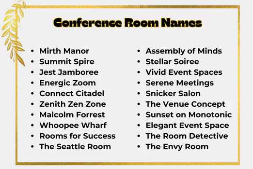 Conference Room Names