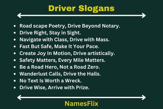 Driver Slogans