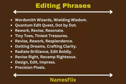 Editing Phrases