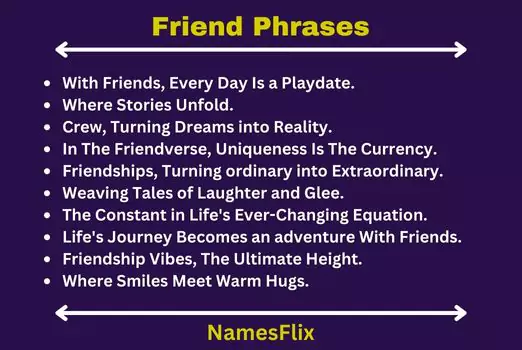 Friend Phrases