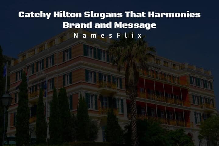 550+ Catchy Hilton Slogans That Harmonies Brand and Message
