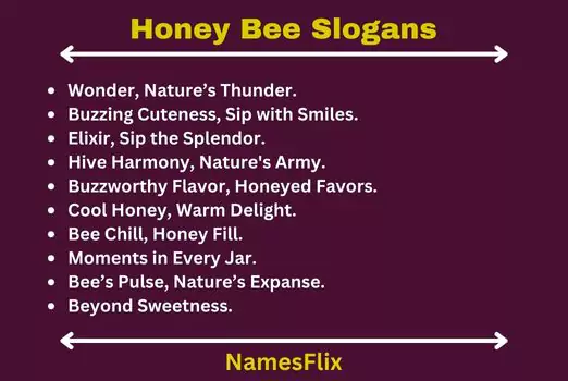 Honey Bee Slogans