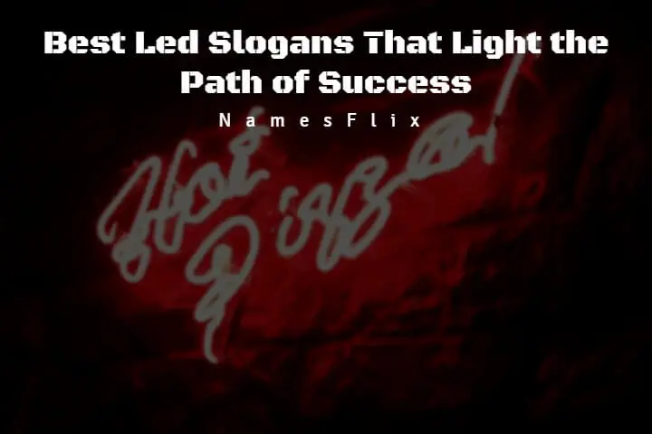520+ Best Led Slogans That Light the Path of Success