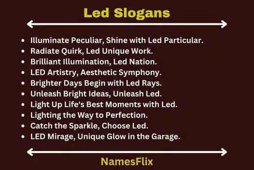 Led Slogans