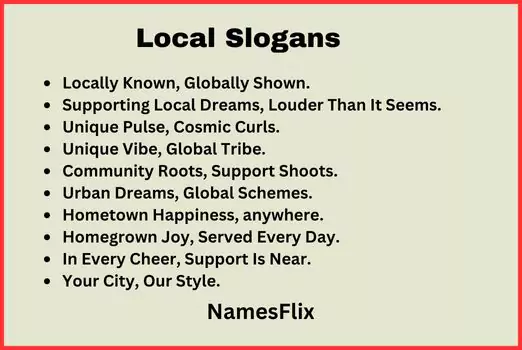 Local Slogans