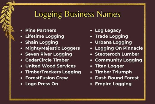 Logging Business Names