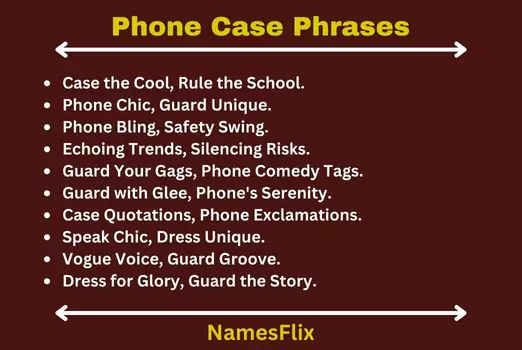 Phone Case Phrases