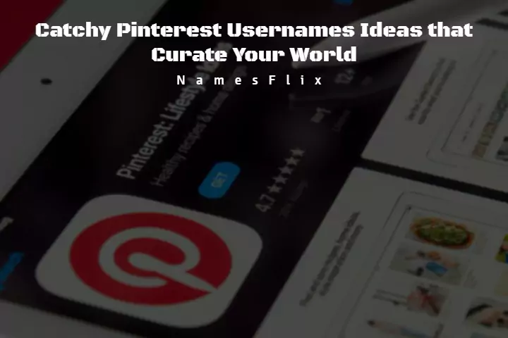 820+ Catchy Pinterest Usernames Ideas that Curate Your World